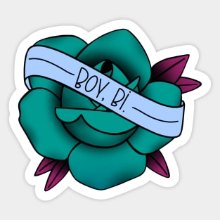 Boy, bi Sticker